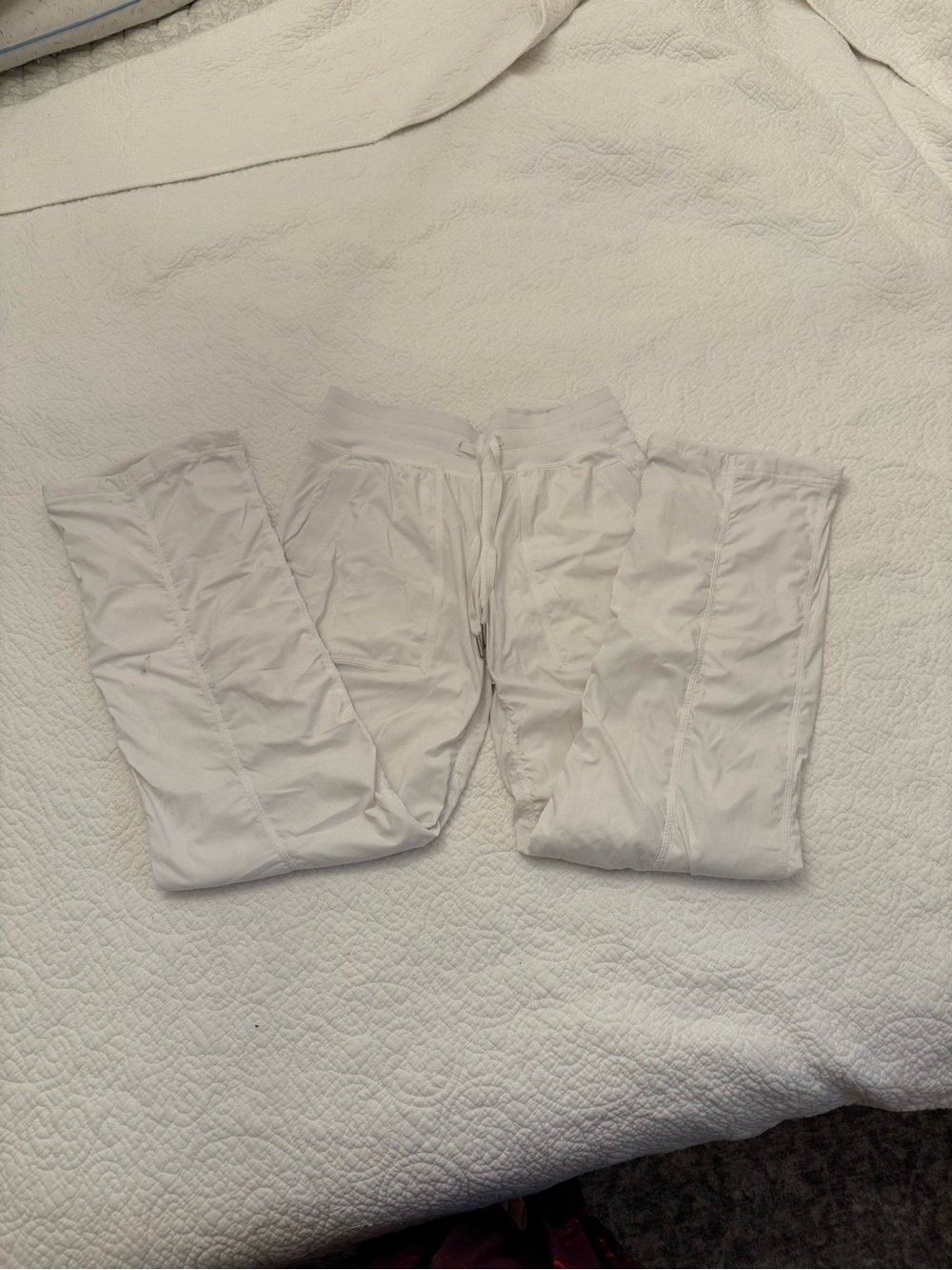 lululemon athletica White dance studio lined Drawstring Jogger pant
